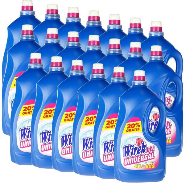 Wirek pakiet żel do prania 4L Universal 20 sztuk