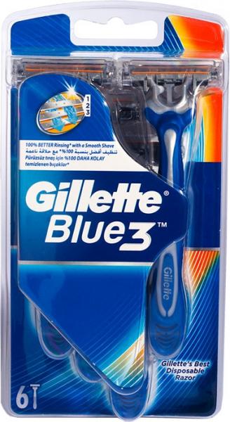 Gillette Blue 3 3-ostrzowe golarki 6 szt