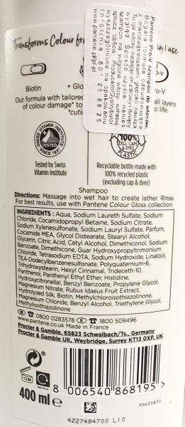 Pantene Pro-V Miracles szampon 400ml Colour Gloos
