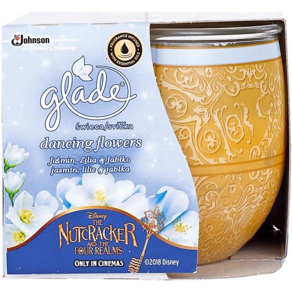 Glade by Brise świeca zapachowa w szkle 120g Dancing Flowers
