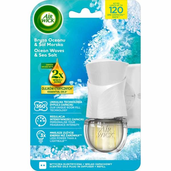Air Wick elektryczny urządzenie Bryza Oceanu & Sól Morska