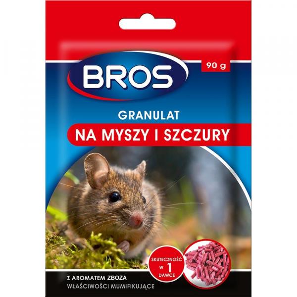 Bros granulat na myszy i szczury 90g