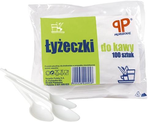 PP łyżeczki do kawy 115mm 100szt