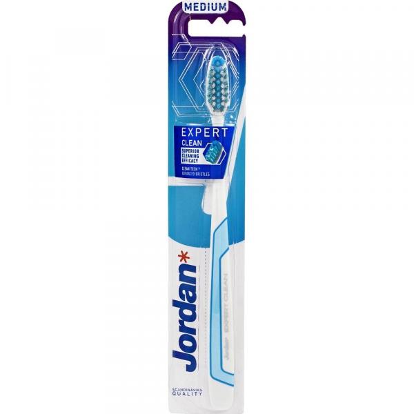 Jordan Expert Clean Medium szczoteczka do zębów średnia