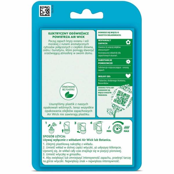 Air Wick elektryczny urządzenie Bryza Oceanu & Sól Morska
