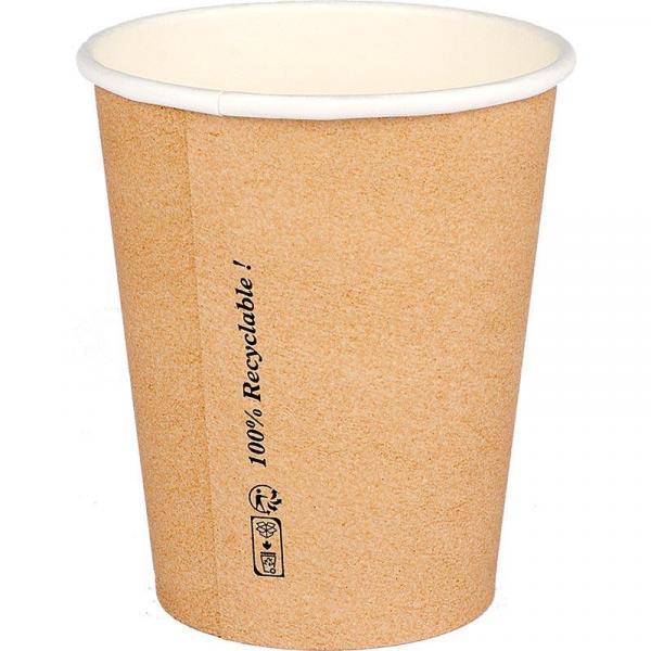 Kubki papierowe Kraftowe 250ml GM8OZCARK
