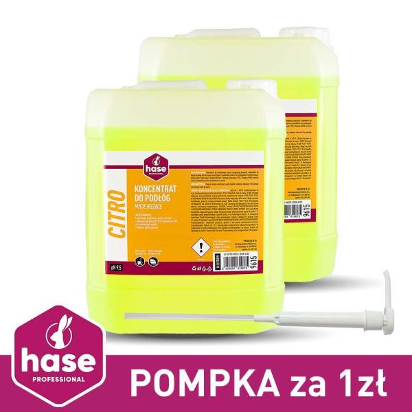Hase Pakiet 2x koncentrat do podłóg Citro 9615 10L