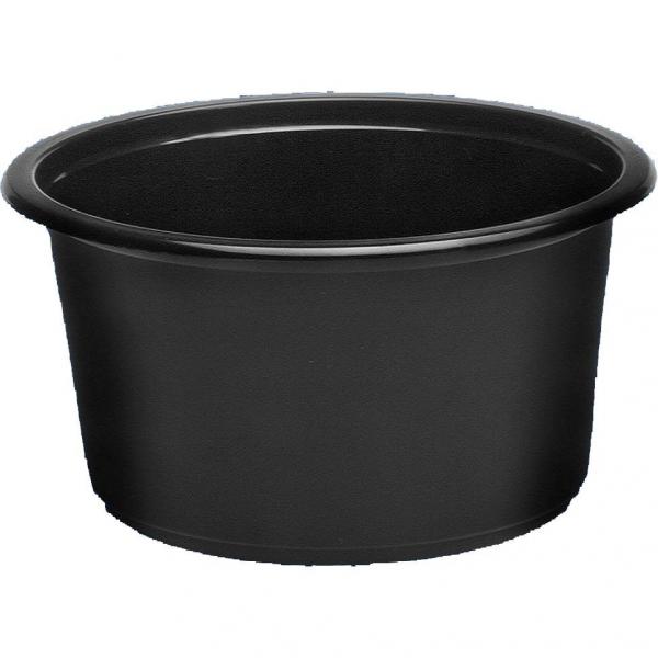 Tusipack pojemnik plastikowy D-8117C 450ml 50 sztuk Czarny
