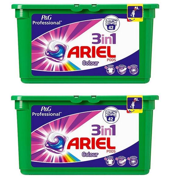 Ariel Professional color kapsułki do prania 2 x 42 sztuki