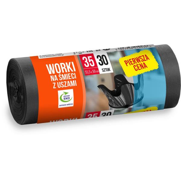 Anna Zaradna PC worki czarne LDPE 35L 30 sztuk