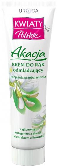 Kwiaty Polskie Akacja krem do rąk 75ml kolagenowy