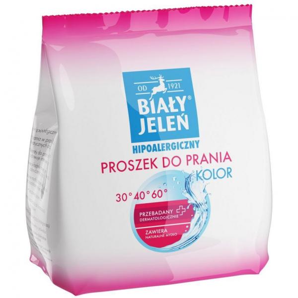 Biały Jeleń proszek do prania kolor 850g
