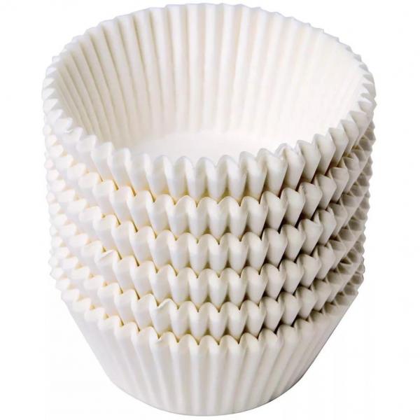 Foremki na babeczki 50x30mm papierowe Białe
