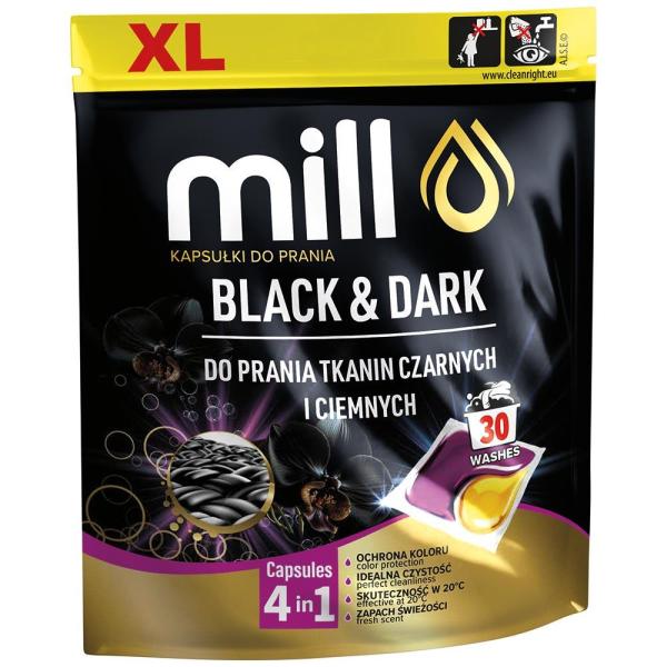 Mill Professional kapsułki piorące 30 sztuk Black