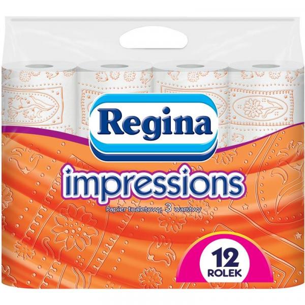 Regina papier 3-warstwowy Impressions 12 sztuk Pomarańczowy
