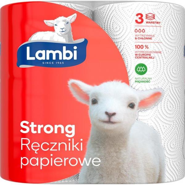 Lambi ręcznik Strong 3-warstwowy 2 sztuki