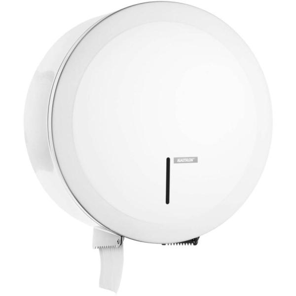 Katrin podajnik papieru toaletowego jumbo metal biały 989516