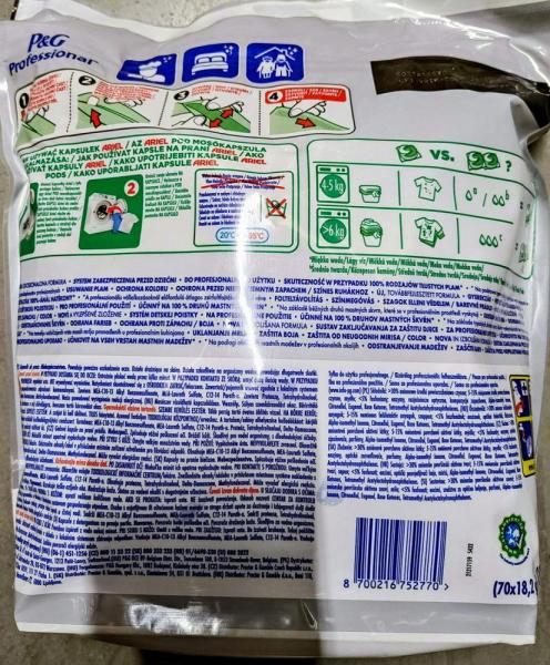 Ariel Professional kapsułki do prania tkanin 70szt. Kolor