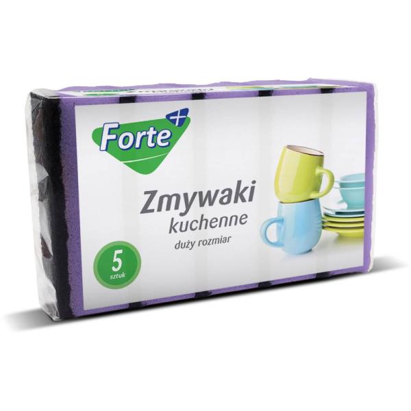 Forte+ zmywaki kuchenne 5 sztuk