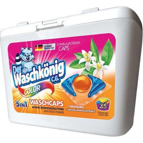 Der Waschkonig kapsułki piorące Orangen Kolor 35 sztuk
