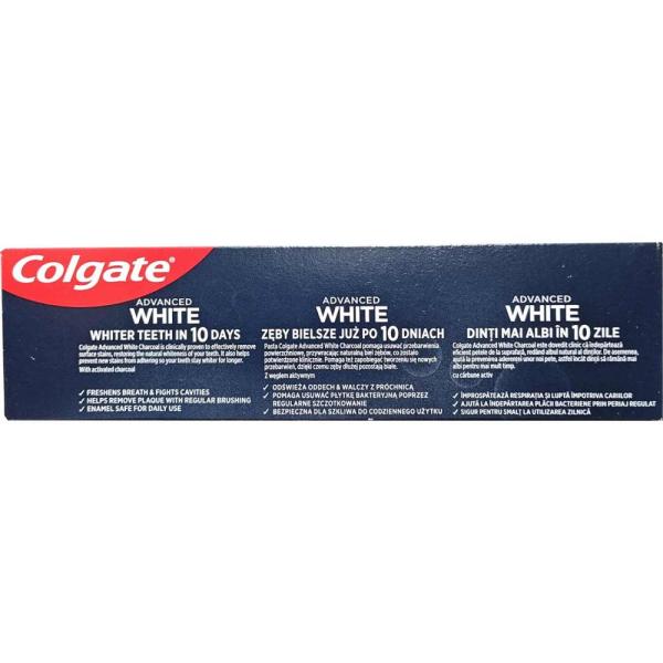 Colgate 75ml Advanced White Charcoal pasta do zębów