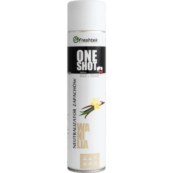 Freshtek One Shot neutralizator powietrza 600ml Wanilia
