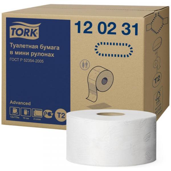 Tork papier JUMBO 2-warstwowy 120231 12 rolek Advanced Biały
