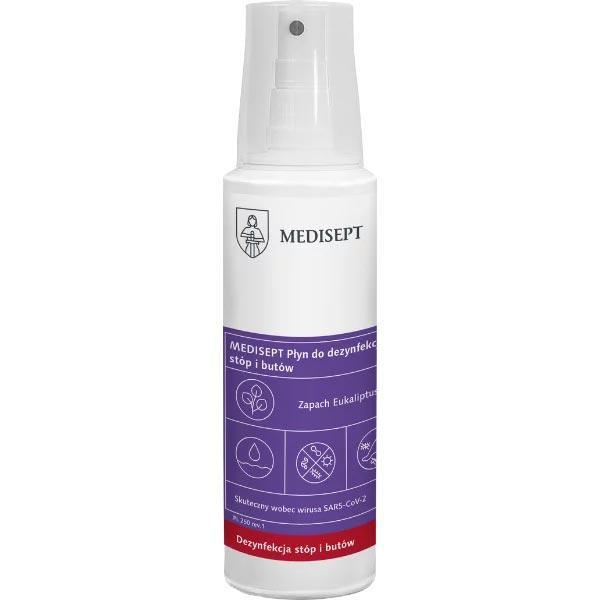 Medisept płyn do dezynfekcji stóp i obuwia 250ml spray
