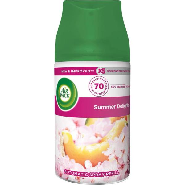 Air Wick Freshmatic automatyczny odświeżacz powietrza 250ml Owocowe Słodkości zapas