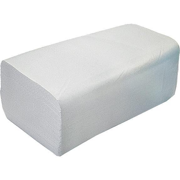 Ręczniki składane ZZ 1-warstwowe białe karton 4000 sztuk VEB026rn
