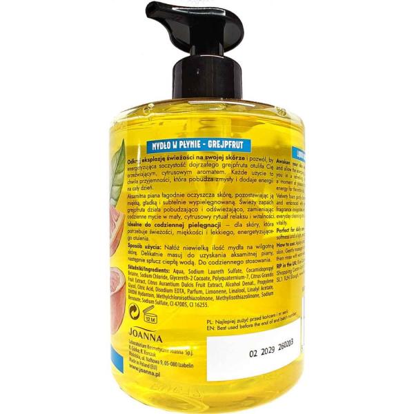 Joanna Naturia mydło w płynie 500ml grejpfrut