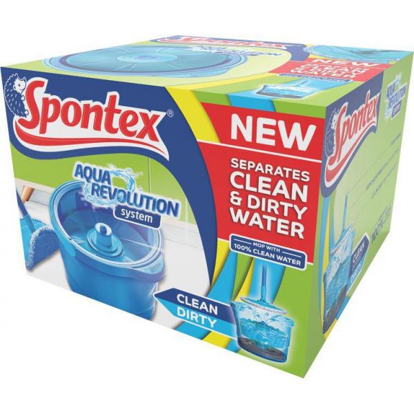 Spontex mop płaski obrotowy Aqua Revolution