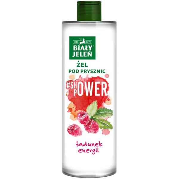 Biały Jeleń Shower Power żel pod prysznic 400ml Malina
