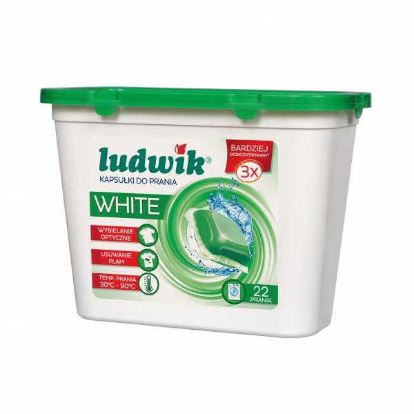Ludwik kapsułki do prania White 22 sztuki