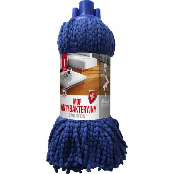 Anna Zaradna mop antybakteryjny z mikrofibry granatowy
