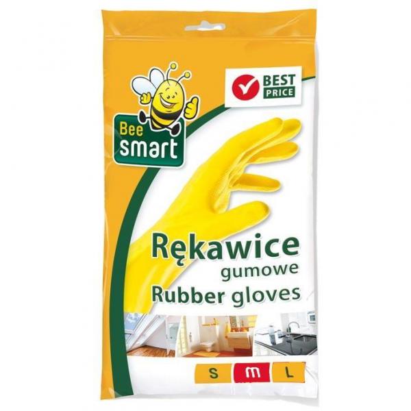 Bee Smart rękawice gumowe M żółte 2 sztuki (1 para)
