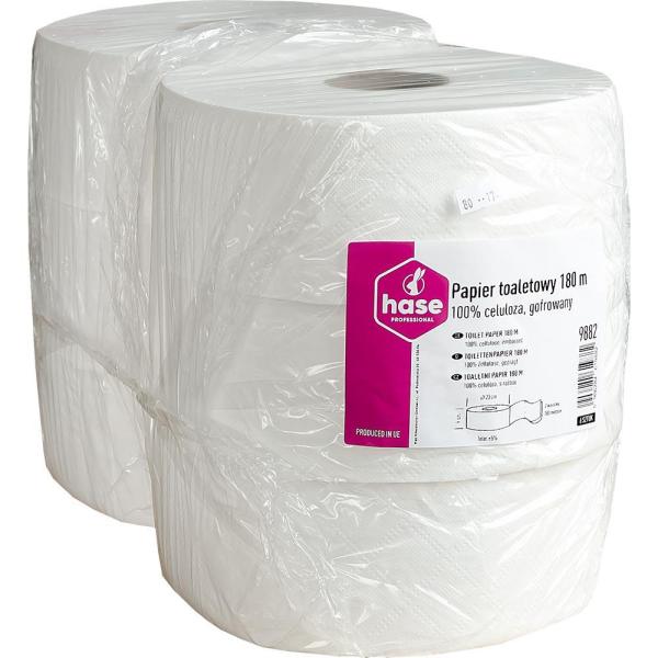 Hase papier toaletowy Jumbo 9882 2W, 180M, 6 rolek Celuloza