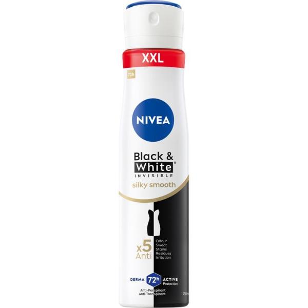 Nivea dezodorant Invisible Black & White Silky Smooth 250ml