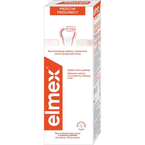 Elmex Przeciw Próchnicy 400ml płyn do płukania ust