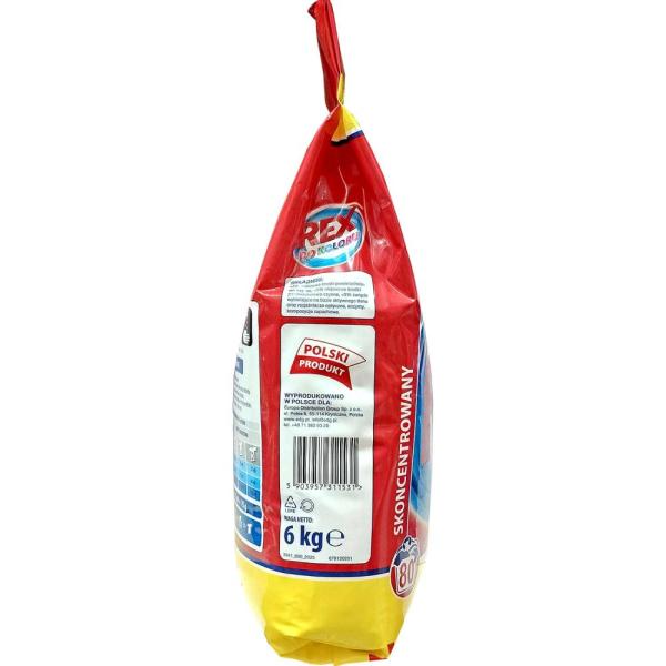 Rex proszek do prania 6kg Kolor folia