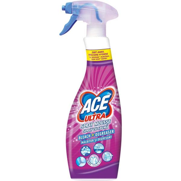 Ace Ultra Fresh odplamiacz w piance 700ml spray
