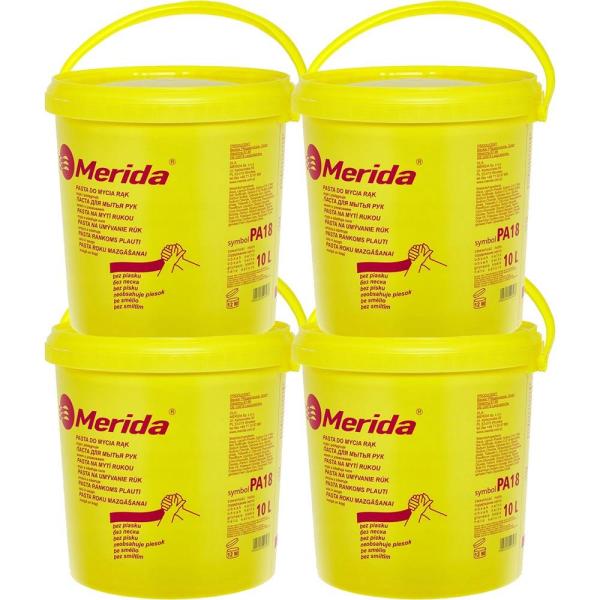 Merida PAKIET pasta do rąk silnie zabrudzonych 10L x4 sztuki