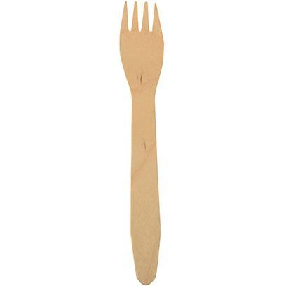 Papstar widelce drewniane 16.5cm 100 sztukrn