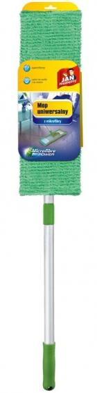 Jan Niezbędny mop uniwersalny zielony płaski mikrofibra komplet