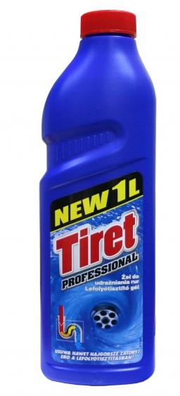 Tiret udrożniacz do rur w żelu 1l