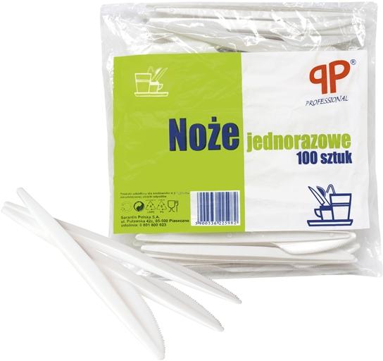 PP noże jednorazowe 160mm 100szt