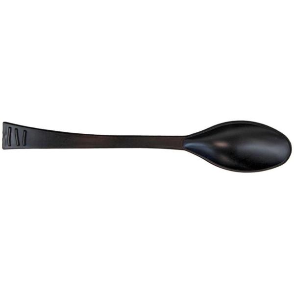 Servipack SPRESURE200N łyżka plastikowa 20cm czarna 40 szt.