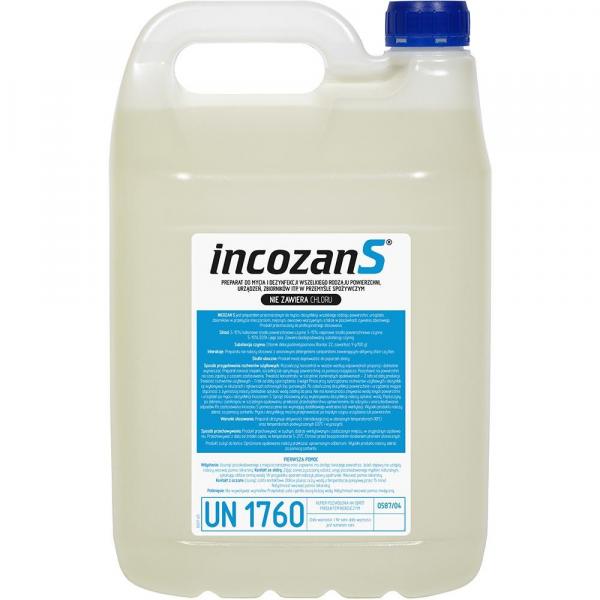 Incozan S do mycia i dezynfekcji 5l płyn uniwersalny