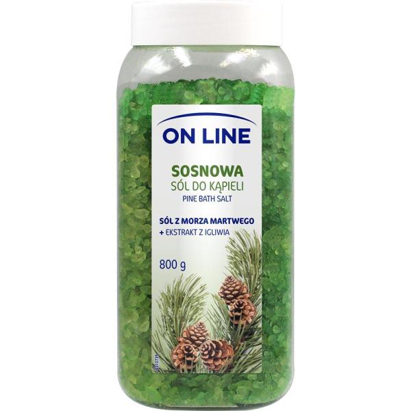 On Line sól do kąpieli 800g Sosna
