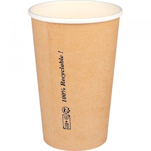 Kubki papierowe Kraftowe 400ml GM16OZCARK
